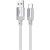 кабель borofone bx108 silicone usb - type-c 3a/1m (сірий) 