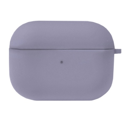 Купить чохол silicone case with fibra для навушників airpods pro (lavander grey) онлайн