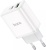 мережевий зарядний пристрій hoco c105a 1usb/18w/qc3.0 + 1type-c/20w/pd (білий) 