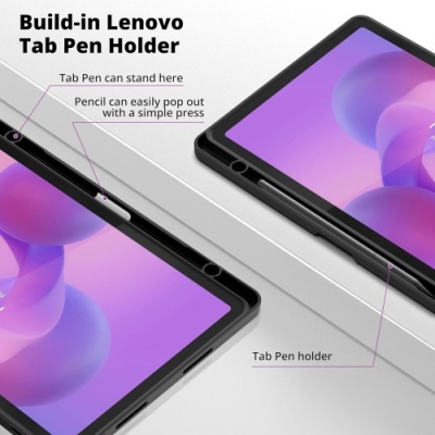 Купить чохол-книжка для планшета zarmans lenovo idea tab (tb336zu/fu) / xiaoxin pad 11 (2025) (чорний) онлайн