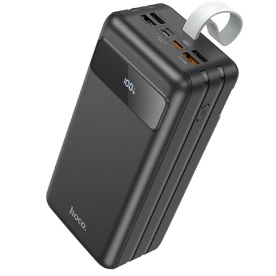 додаткова батарея power bank hoco j86b electric 22.5w fully compatible pd20w/qc/lcd/lamp 60000mah (чорний) 