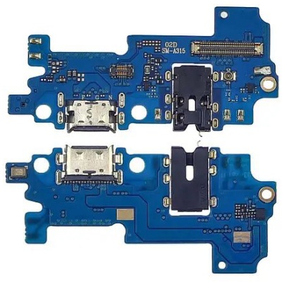 шлейф для samsung a315 galaxy a31 2020 зарядки на платі з мікрофоном і компонентами (original china)