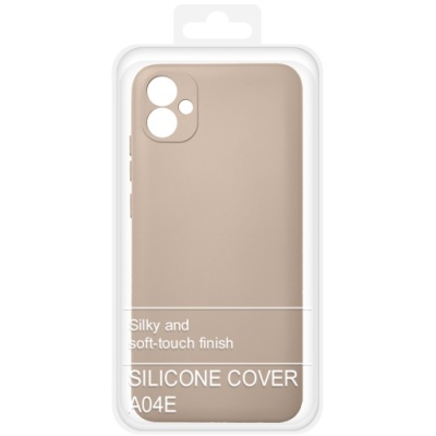 Купить силіконовий чохол soft silicone case для samsung a042 galaxy a04e (пудра) онлайн