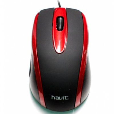 мишка дротова havit hv-ms753 red 
