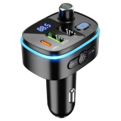 FM Модулятор Hoco E62 Fast PD20W+QC3.0 (Чорний)