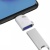 перехідник xo nb256b usb2.0 female - type-c male (білий) 