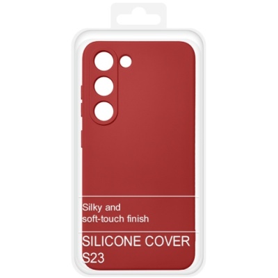 Купить силіконовий чохол soft silicone case для samsung s911 galaxy s23 - red онлайн
