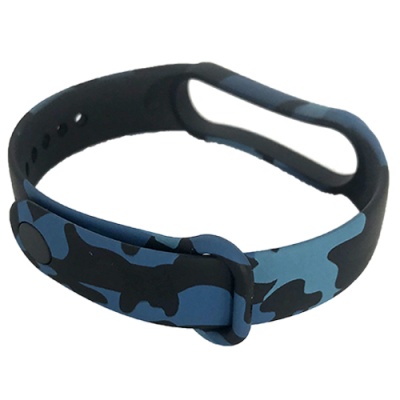 ремінець для xiaomi mi band 5/6/7 (military) blue 
