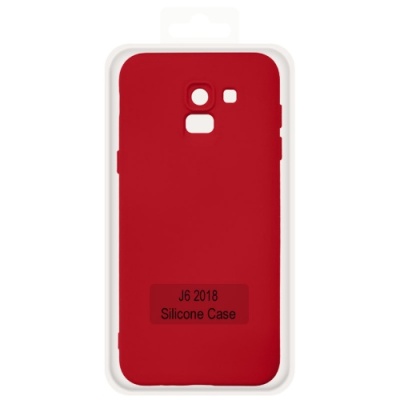 Купить чохол soft silicone case full для samsung j600 galaxy j6 2018 (red) онлайн