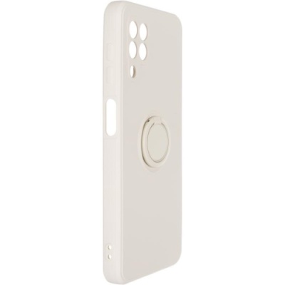 Купить силіконовий чохол soft silicone casevsmagnet ring для samsung a225 galaxy a22 4g/m325 galaxy m32 4g - ivory white онлайн