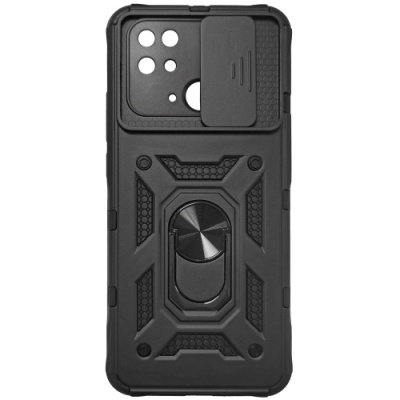 Купить чохол-накладка armor magnet camshield для xiaomi redmi 10c - black онлайн