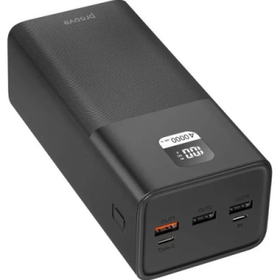 додаткова батарея power bank proove giant 100w 40000mah (black) 