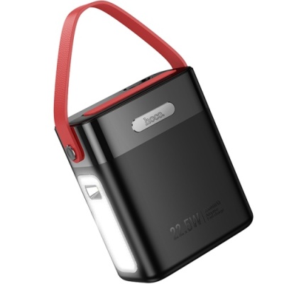 додаткова батарея power bank hoco j143 title 22.5w+pd20w 80000 mah (чорний) 