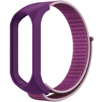 ремінець для xiaomi mi band 3/4/5/6 nylon (фіолетовий) 