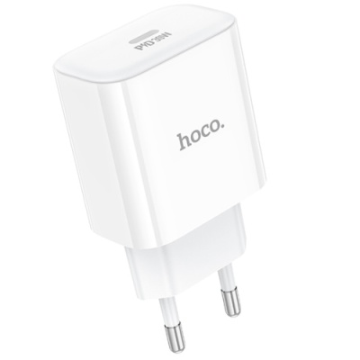 мережевий зарядний пристрій hoco c76a pro 1type-c/30w/qc3.0/pd (білий) 