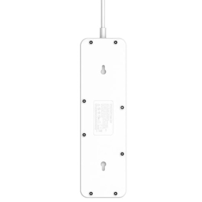 мережевий подовжувач ldnio sc5415 5 universal ports /1 pd/1 qc/2 auto id 2m (білий) 