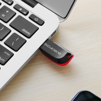 usb флеш-накопичувач borofone bud2 32gb (чорний) 