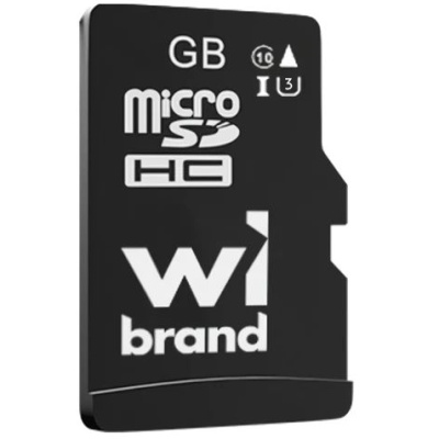 карта пам'яті wibrand microsdxc 64gb uhs-1 u3 10 class (чорний) 