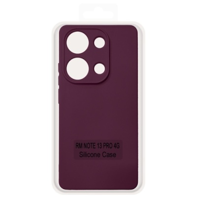 Купить чохол soft silicone case full для xiaomi redmi note 13 pro 4g/note 14s/poco m6 pro 4g (maroon) онлайн