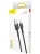 кабель baseus cafule usb - microusb 2.4a/0.5m (camklf-ag1) (black-grey) 