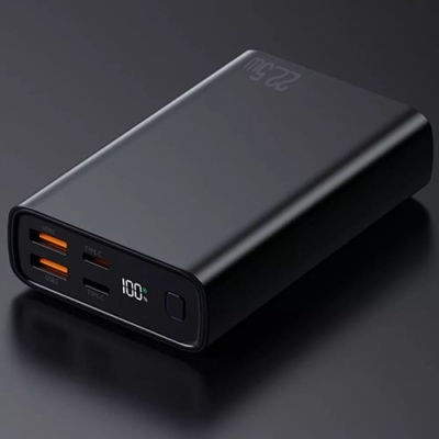 додаткова батарея power bank proove hyper flux plus pd20w+qc22.5w 20000mah (black) 
