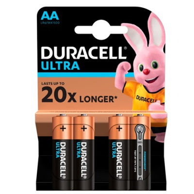 батарейка duracell lr6 ultra aa (4шт) 