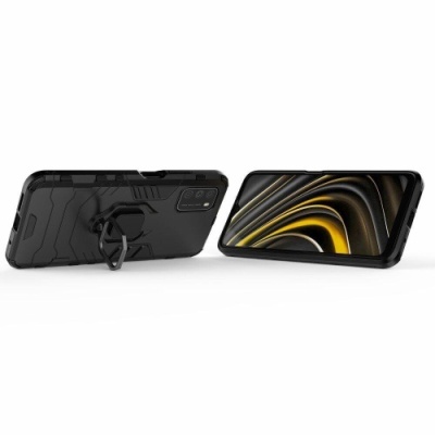 Купить чохол-накладка armor magnet для xiaomi redmi 9t/poco m3 - black онлайн