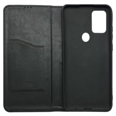 Купить чохол-книжка leather fold для zte blade a51 (чорний) онлайн