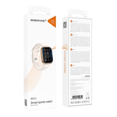 смарт-годинник borofone bd12 smart sports watch (call version) (золотий) 