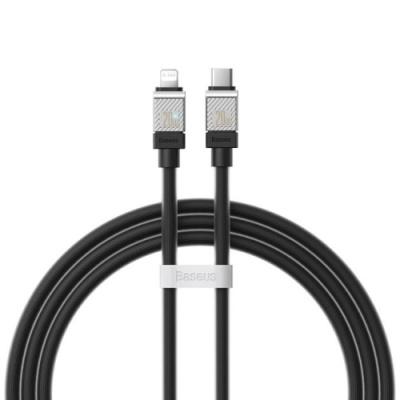 кабель baseus coolplay series (pd) type-c - lightning 20w/5a/1m (cakw000001) (black) 