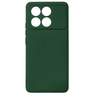 Купить чохол soft silicone case full для xiaomi poco x6 pro 5g (dark green) онлайн