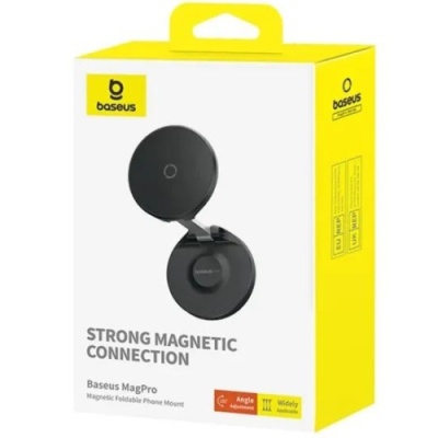 Автотримач Baseus MagPro Magnetic Foldable (B10564101121-00) (black)