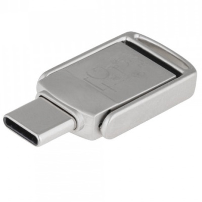 usb флеш-накопичувач otg tg type-c 64gb metal 104 (сталевий) 
