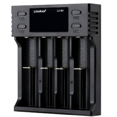 зарядний пристрій litto kala lii-s4 (18650/aa/aaa) 4 слоти 