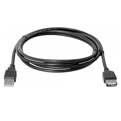 подовжувач usb (1 фільтр) 5m (чорний) 