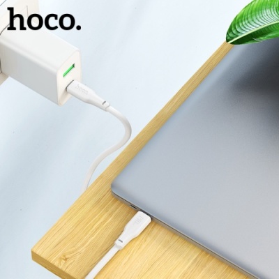 кабель hoco x93 force 60w type-c - type-c 2m (бiлий) 