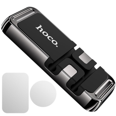 Автотримач Hoco CA77 Carry (Чорно-Сiрий)