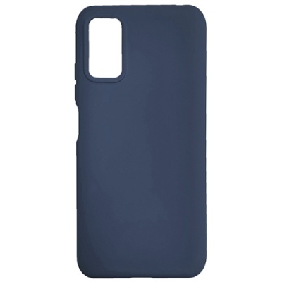 Купить силіконовий чохол soft silicone case для xiaomi poco m3 pro/ poco m3 pro 5g/ redmi note 10 5g - dark blue онлайн