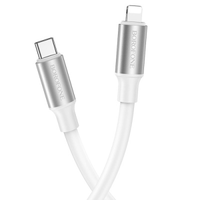 кабель borofone bx82 type-c - lightning (pd) 20w 1m (білий) 