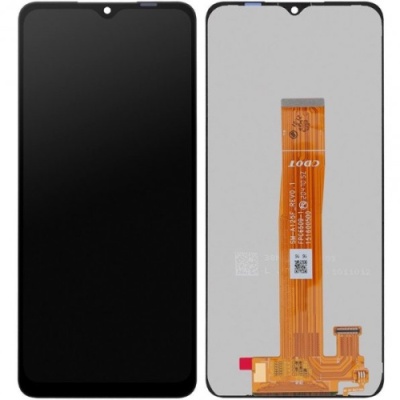 дисплей для samsung a127 galaxy a12/a12s з чорним тачскріном (original prc)
