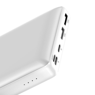 додаткова батарея power bank baseus ppjan-c02 15w mini ja 30000mah white 