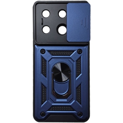 Купить чохол-накладка armor magnet camshield для xiaomi redmi note 13 pro 5g/poco x6 5g - dark blue онлайн