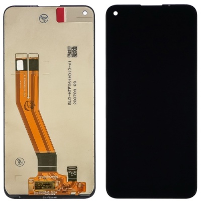 дисплей для samsung a115, m115 galaxy a11 (2020), m11 (2020) з чорним тачскріном original prc