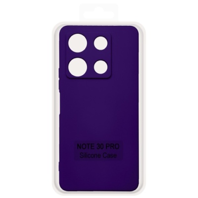 Купить чохол soft silicone case full для infinix note 30 pro x678b (purple) онлайн