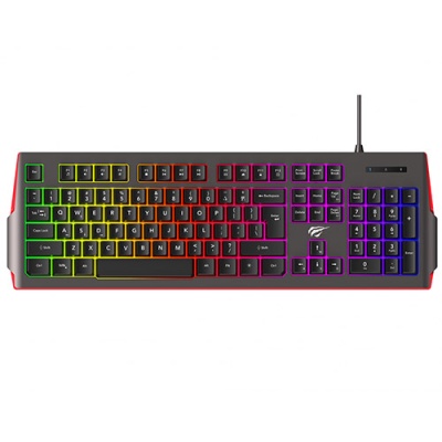 клавіатура провідна havit hv- kb866l black  