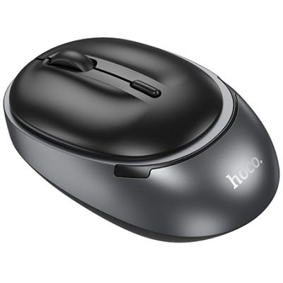 мишка бездротова hoco gm34 nuevo dual mode 2.4g + bluetooth (3.0+5.2) (чорний) 