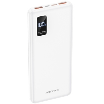 додаткова батарея power bank borofone bj15 kody 10000 mah with magsafe pd20w (білий) 