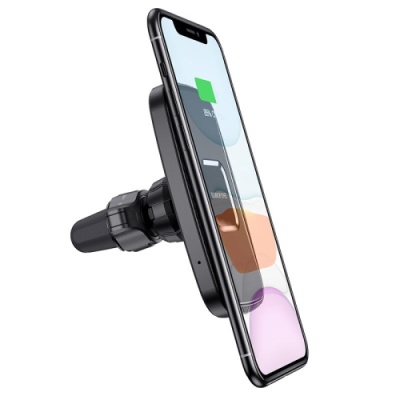 Автотримач Borofone BH35 Magnetic Wireless Charging (Чорний)