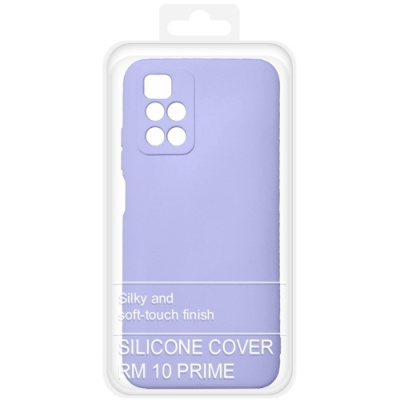 Купить силіконовий чохол soft silicone case для xiaomi redmi 10/redmi 10 2022 (фіалковий) онлайн