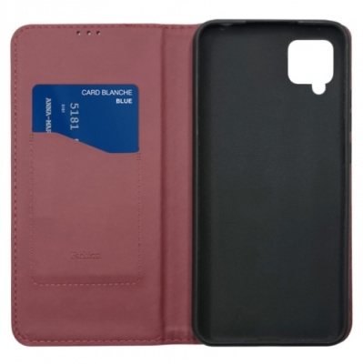Купить чохол-книжка leather fold для samsung a225 galaxy a22 4g/m325 galaxy m32 4g (темно-червоний) онлайн